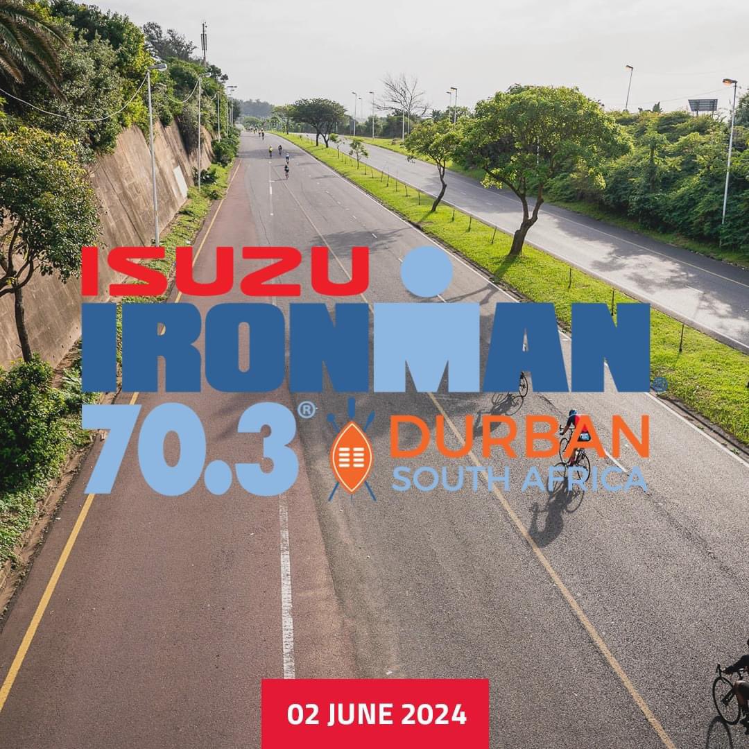 dbntourism's tweet photo. RACE WEEK… 🏊🏼🚴🏃🏻‍♂️

2 June ‘24, Durban is hosting Ironman 70.3!💪

WHY DURBAN:
Incredible scenery🏝️
Iconic and different spectator support👏
2nd best bike course in the world🥈
The trusted IRONMAN 70.3 experience🤝
Great for first timers or PB hunters🚀

#IMDurban703 #VisitDurban https://t.co/w1mhYkpsZ2