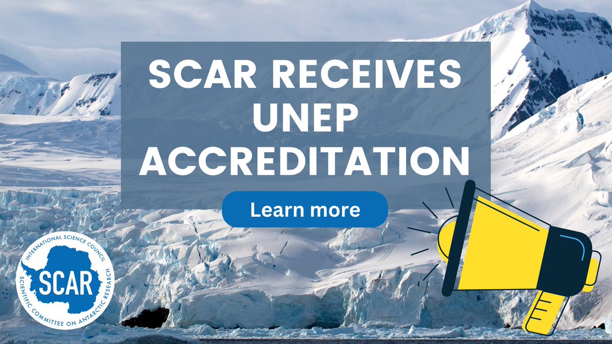 📢 Great news! ➡️ SCAR is now officially accredited by the @UNEP 🍃 ➡️ Read more in our news story scar.org/scar-news/unep… 📰