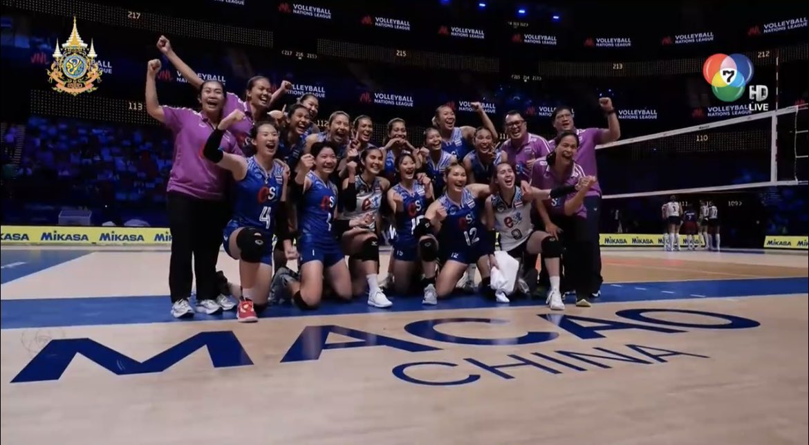 🏐 เฮลั่นทั้งสนาม ตบสาวทีมชาติไทย อันดับ 14 โลก คืนฟอร์มเก่ง ไล่ตบ สาธารณรัฐโดมินิกัน อันดับ 9 โลก สุดเฉียบ 3-1 เซต 👏🏻👏🏻 🇹🇭 ไทย 3️⃣ - 1️⃣ โดมินิกัน 🇩🇴 (25-22, 20-25, 25-17, 26-24) #Volleyballworld #VNL2024 #วอลเลย์บอลหญิง