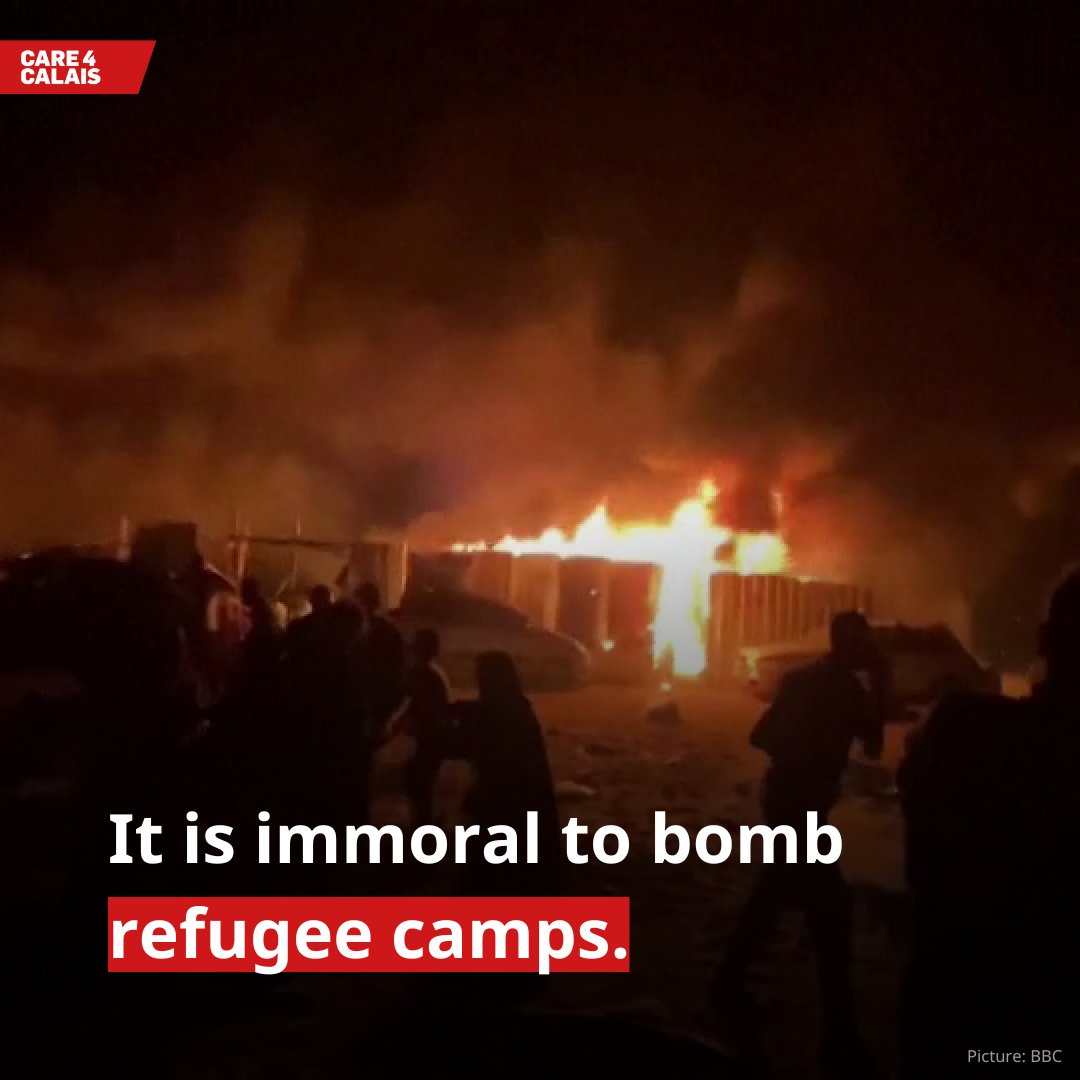 The scenes from Rafah are beyond shocking and heartbreaking. To see children blown apart as they sleep, to watch survivors desperately try to save loved ones from burning tents...there are no words.

Ceasefire now.