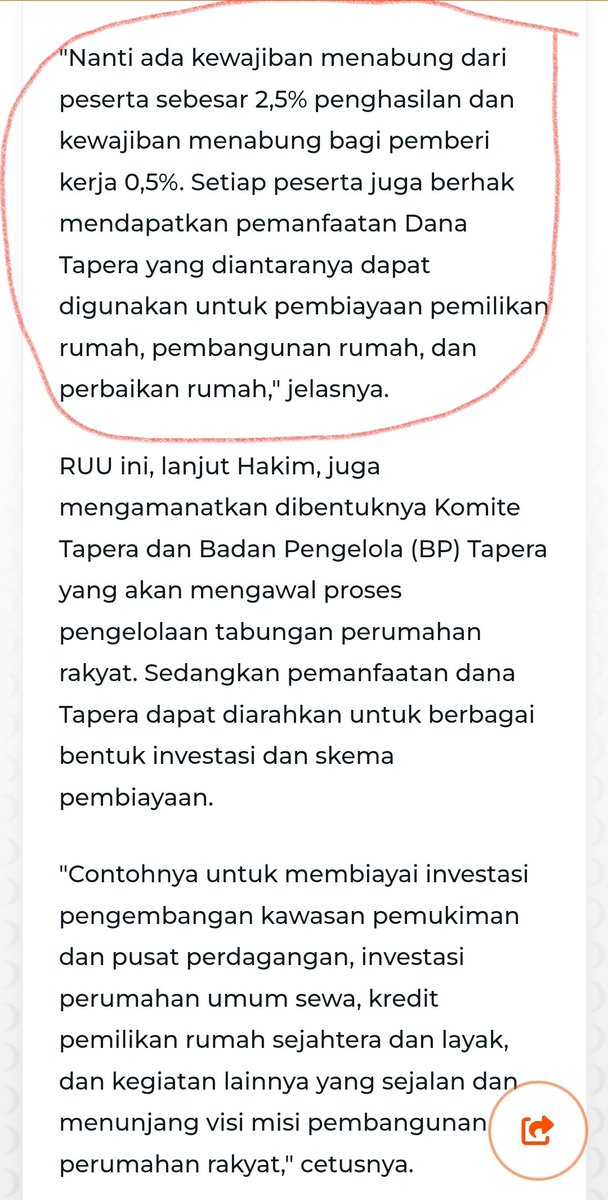 Saya kasih tahu ya. Tapi janji, kalian jangan marah..... Inisiator UU Tapera itu salah satunya @PKSejahtera lho. Yang merancang kewajiban pegawai dipotong gajinya 3% itu ya salah satunya usulan PKS lho. Apa kalian ndak tahu, bahwa PP Tapera itu adalah perintah UU Tapera?