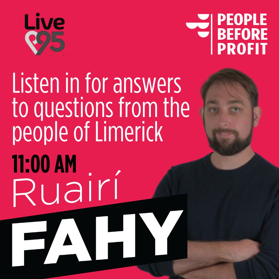Back on to answer questions from people around Limerick this morning Listen in on Live95 live95fm.ie/player/