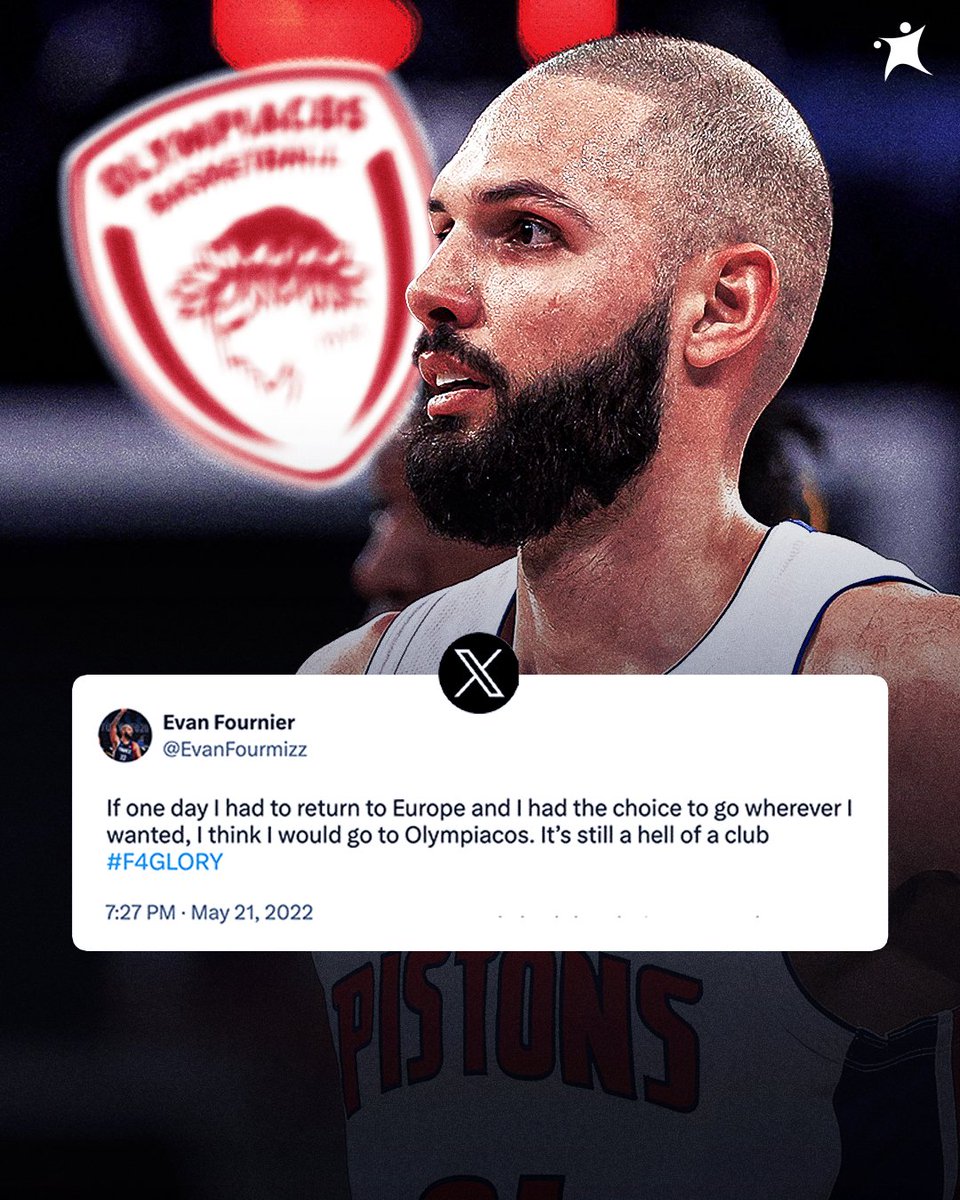 Following rumors of a european return, Evan Fournier's past comments about wanting to play for Olympiacos resurface 👀