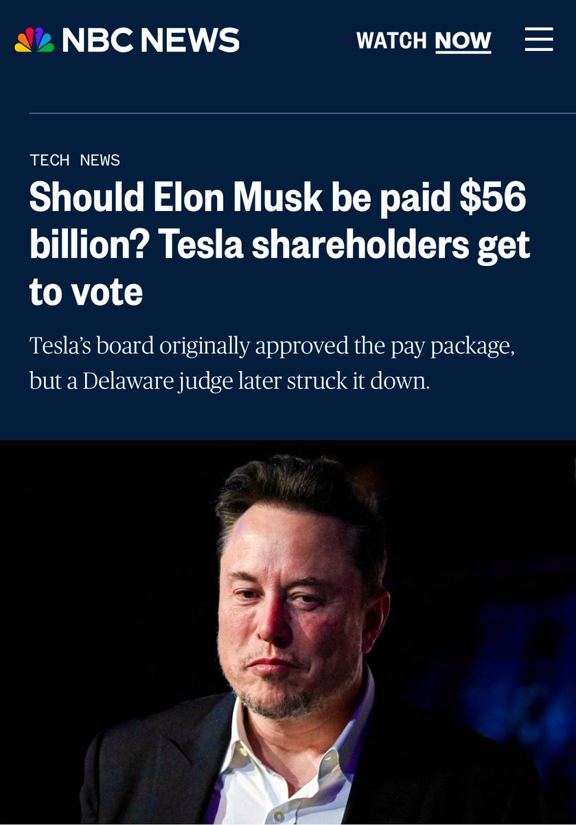 Elon Musk’s pay package inquiry is all over the news. Should @elonmusk get paid?