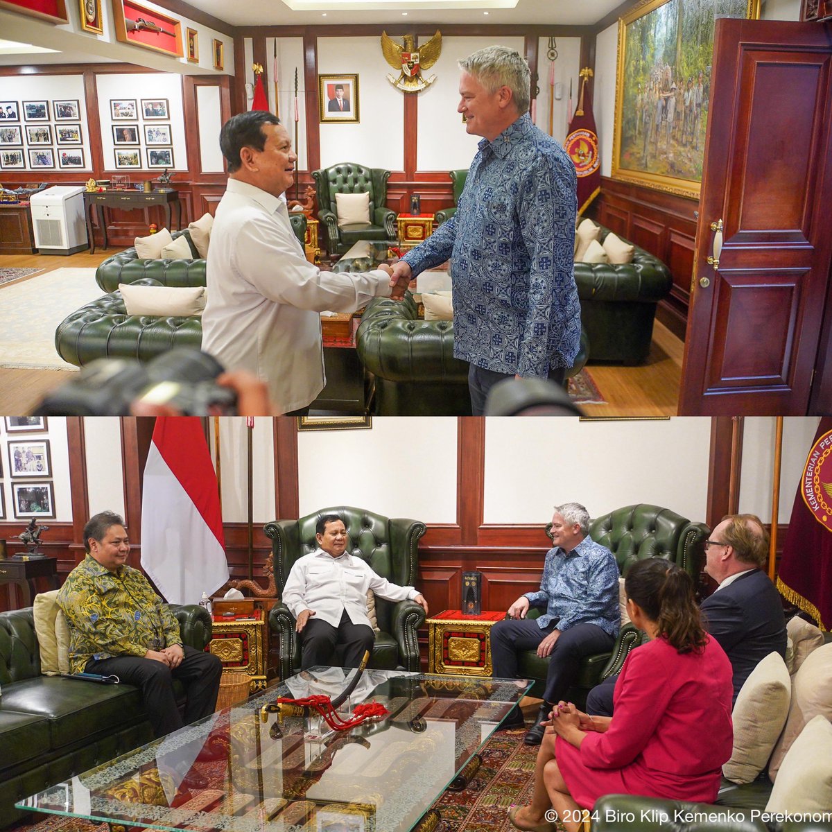 Thrilled to be back in Jakarta to launch #Indonesia’s process of accession to the @OECD. #OECD accession will help anchor 🇮🇩’s reform agenda. Very good discussions on next steps with both 🇮🇩 President @Jokowi and President-Elect @Prabowo together with Minister @Airlangga_Hrt.