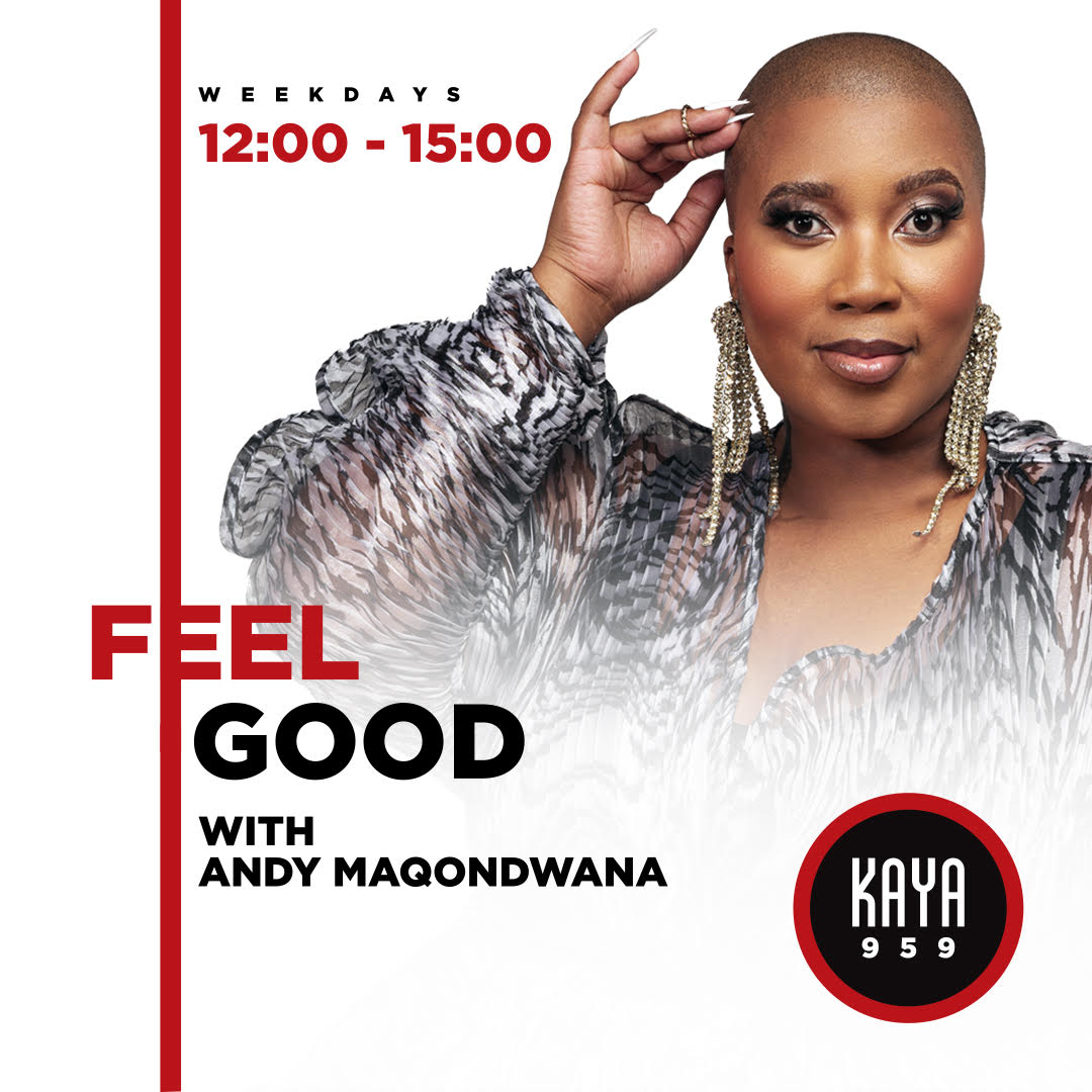 Welcome to #KayaFeelGood with @andymaqondwana 

Coming Up:
😆What is making you feel good today?
🎤Office jam  battle
🤔What do I do

📱063 688 0959 (VN)
☎️086 00 00 959 (Call)