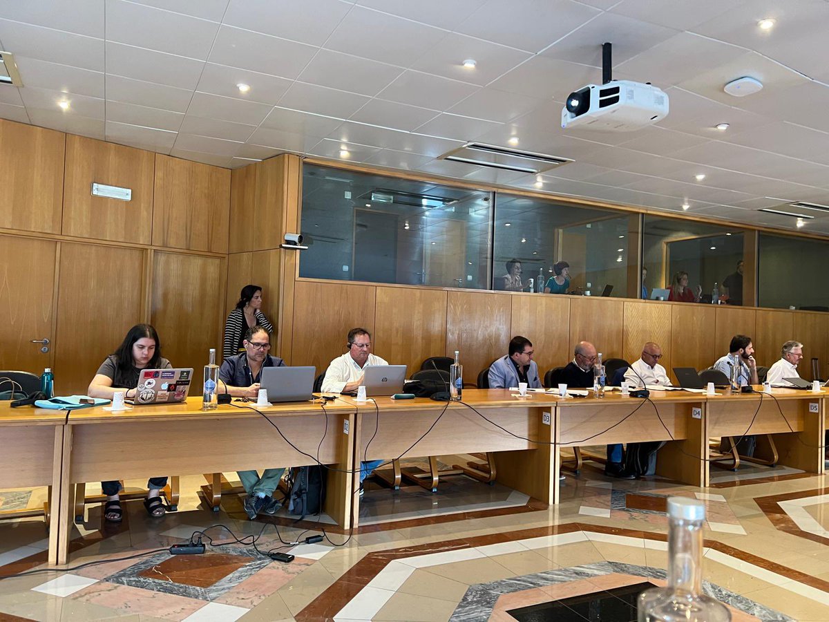 Hoy en Lisboa, en reunión del Comité Ejecutivo del CCSUR,debatiendo asuntos como el impacto de las eólicas marinas y las recomendaciones de atún rojo