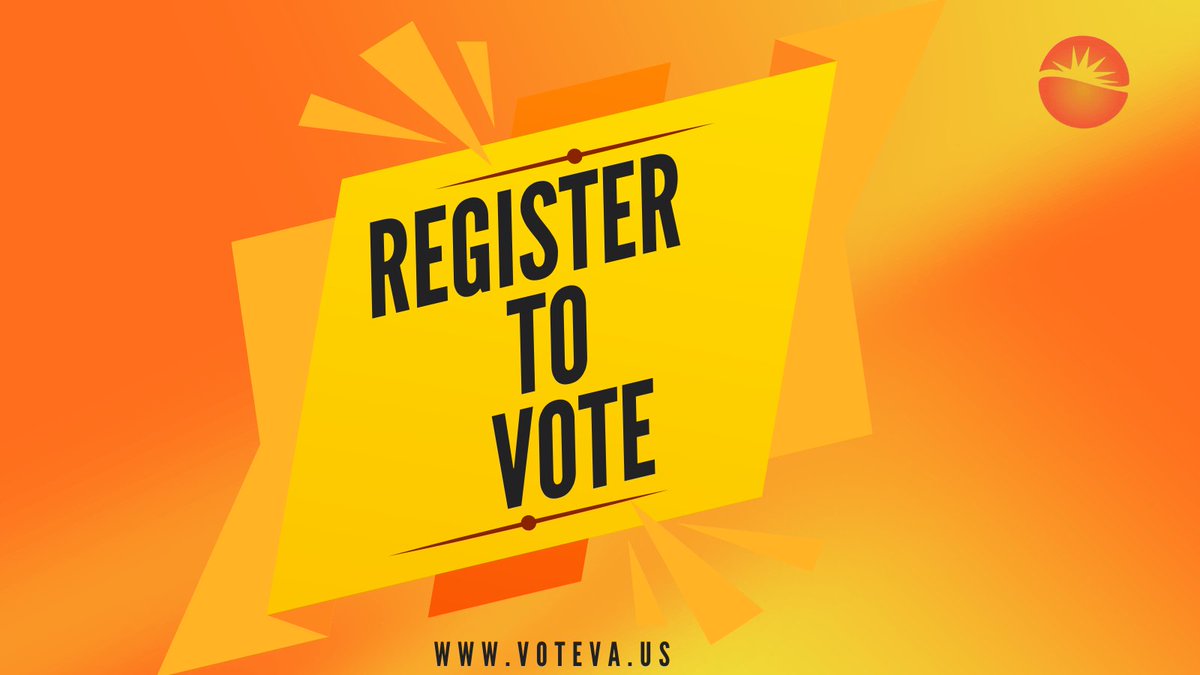 🗳️To cast a regular ballot in the Democratic primary election on June 18th, the deadline to register or update your voting registration is TODAY❗ Deadline to request a ballot be mailed to you is June 7th, at 5pm. Make a plan to register: voteva.us