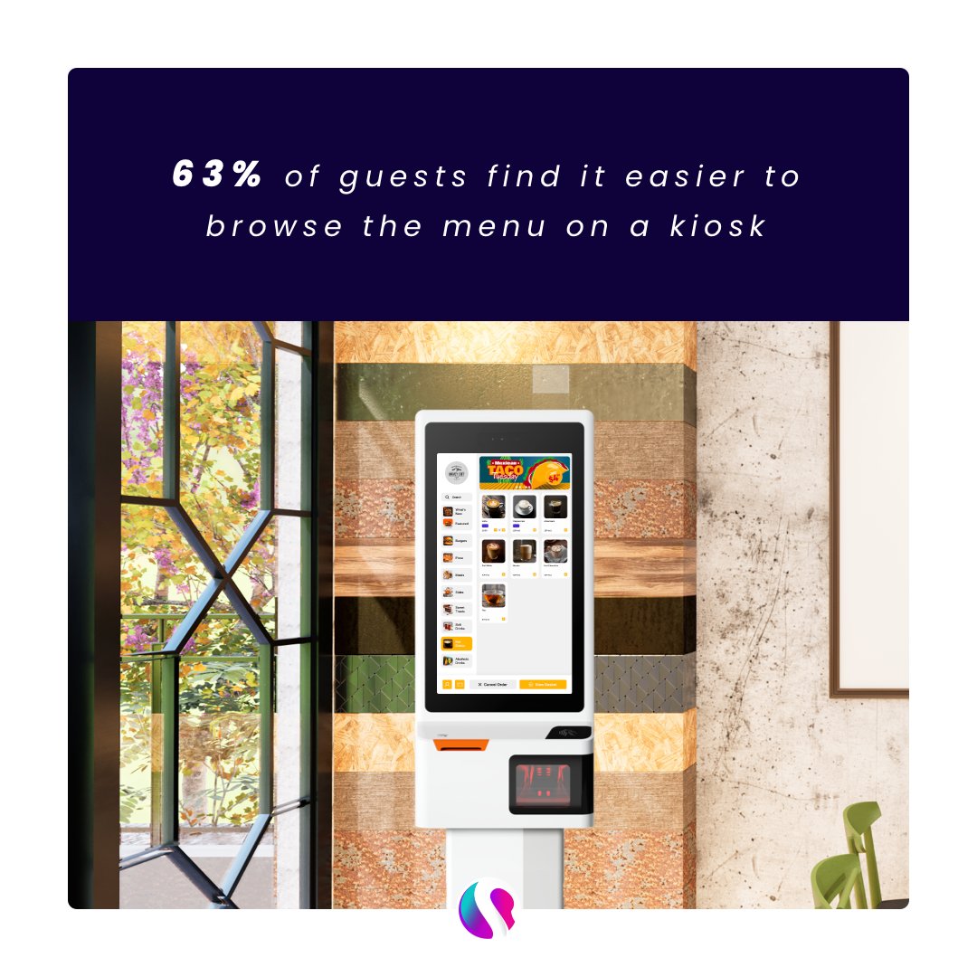 Did you know? 🤔

'63% of guests find it easier to browse the menu on a Kiosk'

Installing our Kiosks in your venue not only simplifies your guests' dining experience but also offers several benefits.

#SelfOrderingKiosk #InnovativeDining #BusinessSolutions