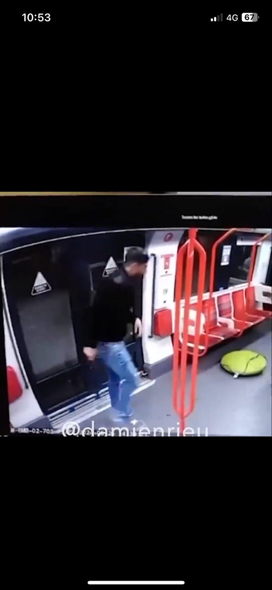 🚨🇫🇷 Lyon Stabbings 

Yesterday a horrific clip of a calculated attack went viral online.

An illegal immigrant waited for train carriages to close before stabbing anyone in range.

This video was allegedly obtained illegally- the authorities didn’t wish for it to be seen.

Like