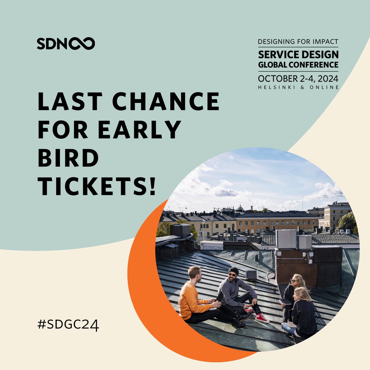 🐦There are still a few early bird tickets left before the last tickets run out or the offer ends on May 31. 👉 servicedesignglobalconference.com Photo Credits: Business as usual Jussi Hellsten / Helsinki Partners #SDGC24 #SDGC #ServiceDesign #DesignThinking #Design