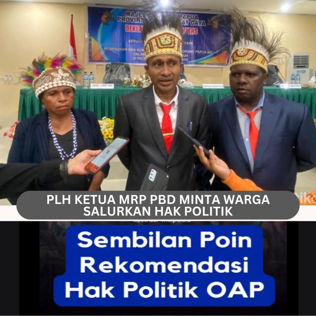 Dukung Komitmen MRP-DPD RI Dorong Pemenuhan Hak Orang Asli Papua (OAP) #MRP #DPD #Papua #OAP #PapuaMaju #PapuaSejahtera