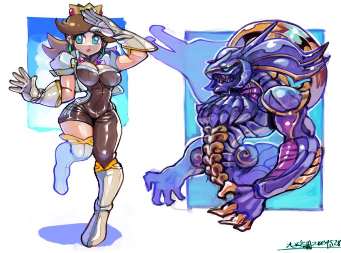 新しいブラシを導入したので試し描き。
久しぶりの厚塗り。
線塗りと厚塗りどっちにしようか悩むところ。 