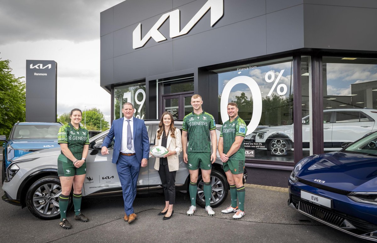 𝘽𝙀𝙀𝙋 𝘽𝙀𝙀𝙋 🚘 Connacht Rugby are delighted to announce it has entered a new agreement with Kia that will see Kia Renmore become the Official Car Supplier of the club 🤝 Read more: connachtrugby.ie/news/kia-renmo… #ConnachtRugby | @kia_ireland | #MovementThatInspires