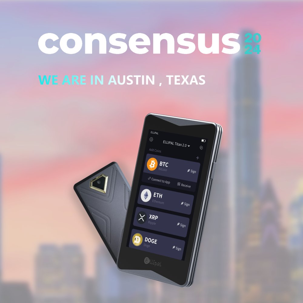 🥳Get ready for @consensus2024 ! We will be at booth #1041 from May 29-31.