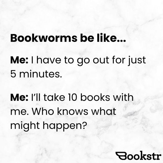 You can never be too prepared. 😆 

[ 🤪 Meme Credits: Bookstr ]

#bookworm #booklover #books #bookhumor #booklaugh #bookmemes