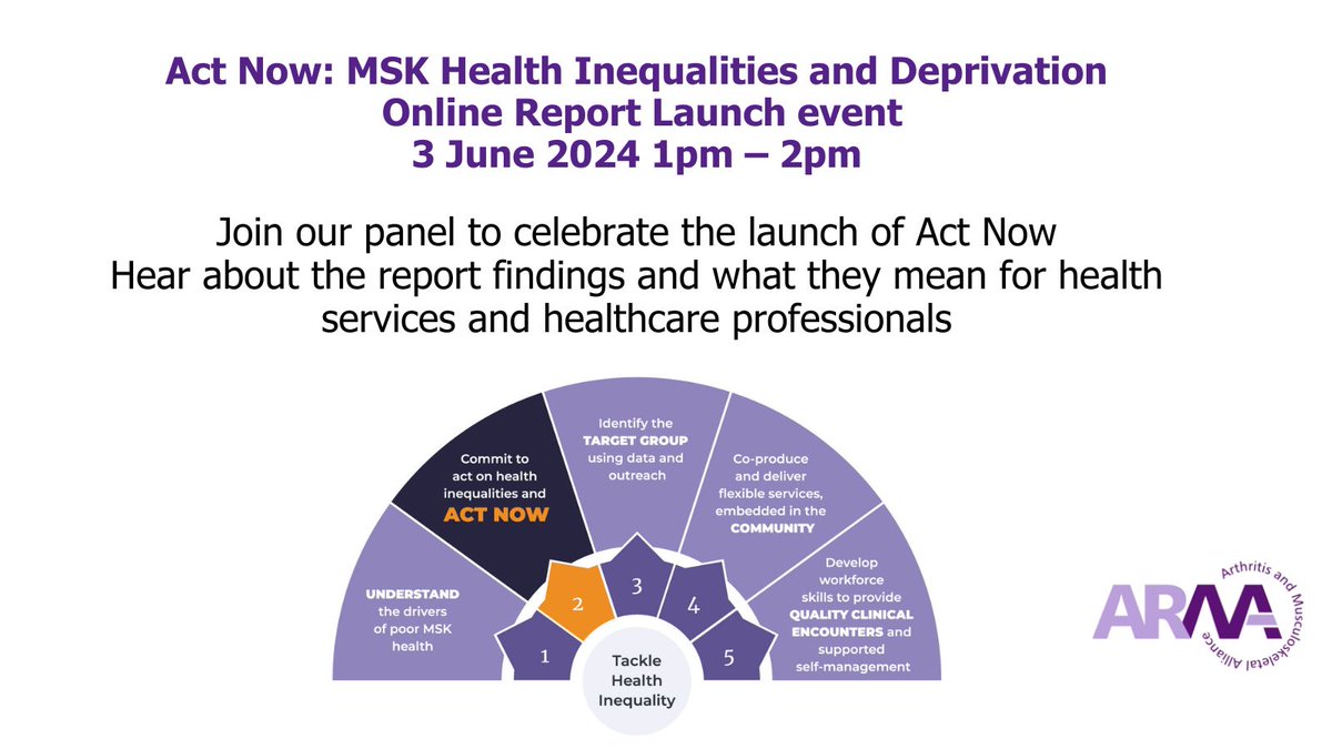📢Less than one week to go!📢 📆1pm on 3rd June 📆 Don't miss out - register now to attend the online launch of the Act Now report ➡️tinyurl.com/39ubx4nu