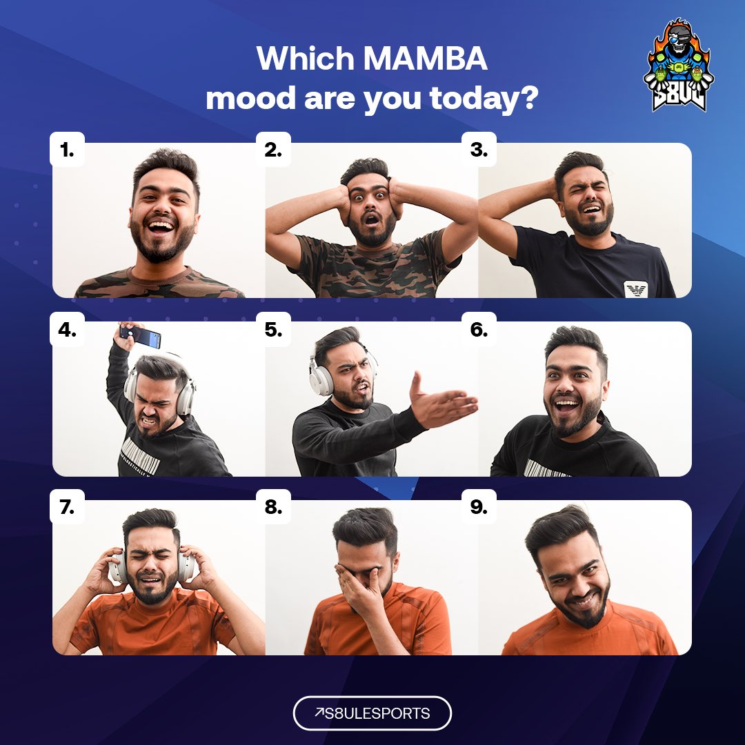 Drop your FAV reaction pics of Mamba 🤭
