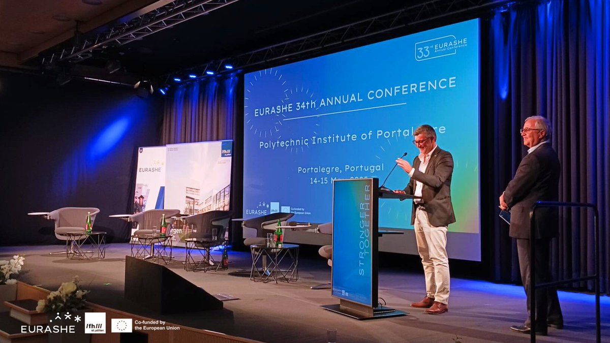 🌟See you next year! We had the pleasure of revealing the secret of the #EURASHE34 Annual Conference. Next May we will gather again at the @IPPortalegre, Portugal! We look forward to seeing you there! Watch the Opening and Closing sessions online➡️bit.ly/AC33-YT