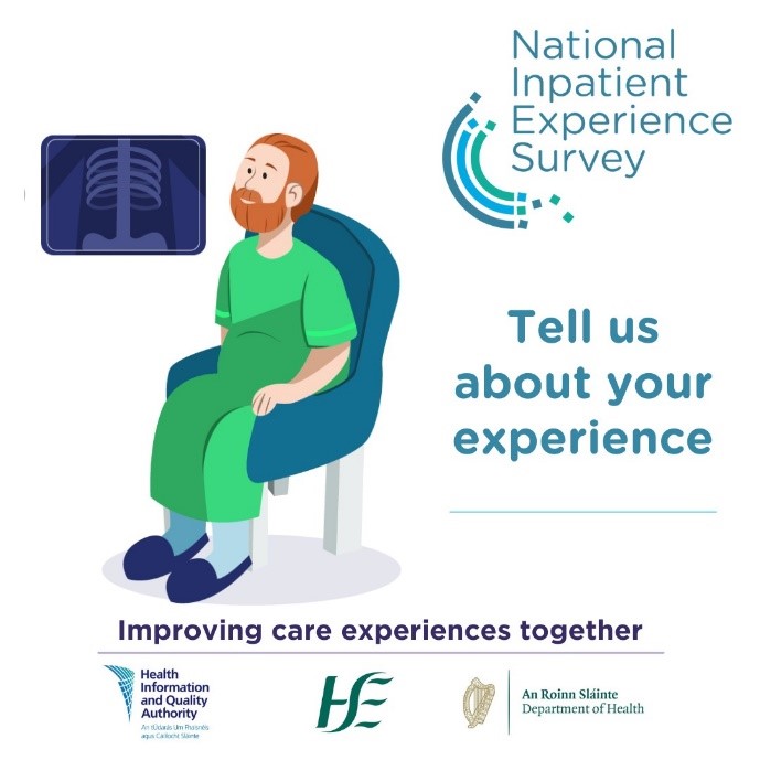 If you spent time in hospital during May, @careexperience wants to hear about your experience of care. Invitations to take part in the National Inpatient Experience Survey will be sent to eligible participants next month. Find out more on yourexperience.ie