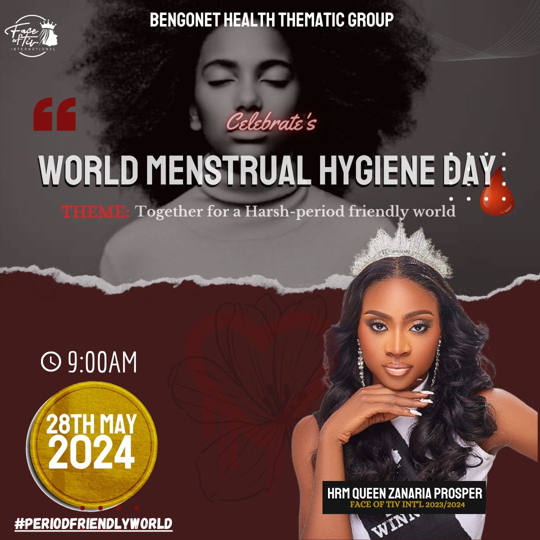 FaceofTiv's tweet photo. MENSTRUAL HYGIENE DAY 2024

#menstrualhealth #MenstrualHygieneDay 
#menstrualhygiene #faceoftivinternational https://t.co/1ukvZJIcBr