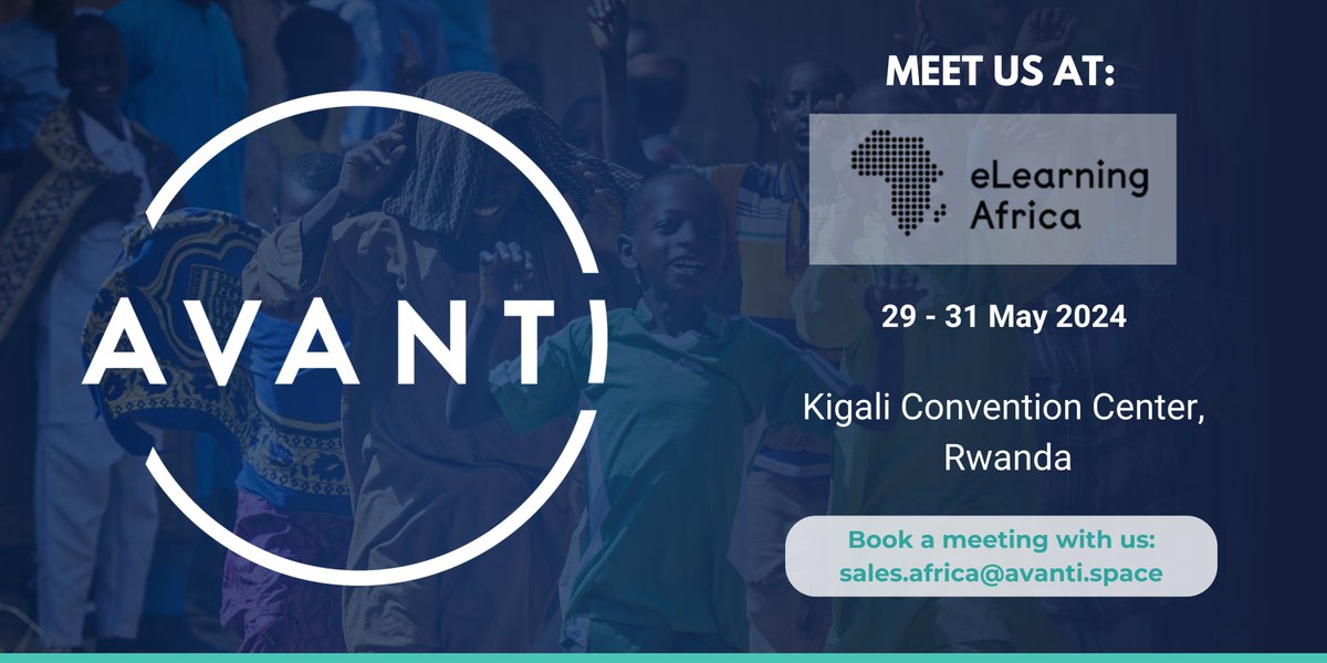monguko's tweet image. Excited to be showcasing our latest innovations in satellite communications and how they are transforming e-learning across the continent. #SatelliteSolutions #DigitalLearning @AvantiComms #ElearningAfrica