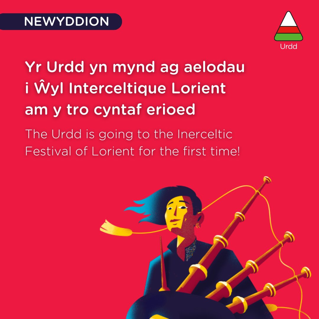 Am y tro cyntaf erioed, mae'r Urdd yn mynd ag aelodau i @FESTIVALLORIENT! 🎉 The Urdd has been invited to be a part of Festival Interceltique de Lorient for the first time ever this August! Diolch i @TaithWales am y gefnogaeth | Thank you to Taith for the support! 🎪 #Urdd2024