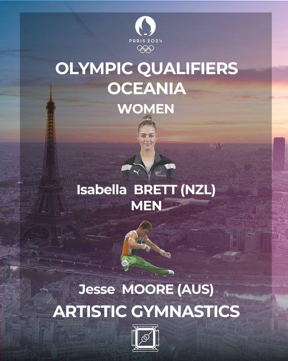 Oceanic quota places have been earned for #Paris2024! 👇 #Artistic | #Gymnastics