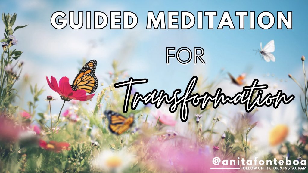 🦋 Embrace tranquility with our butterfly guided meditation, and emerge transformed just like a butterfly. ✨ 

Watch full video @AnitaInspires YouTube channel: youtu.be/61uLSpqiQGY?si… 

#fyp #anitainspires #GuidedMeditation #Transformation #butterfly #meditation #anitafonteboa