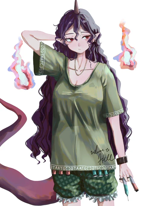#100日チャレンジ21日目 天火人ちやり(東方Project) 