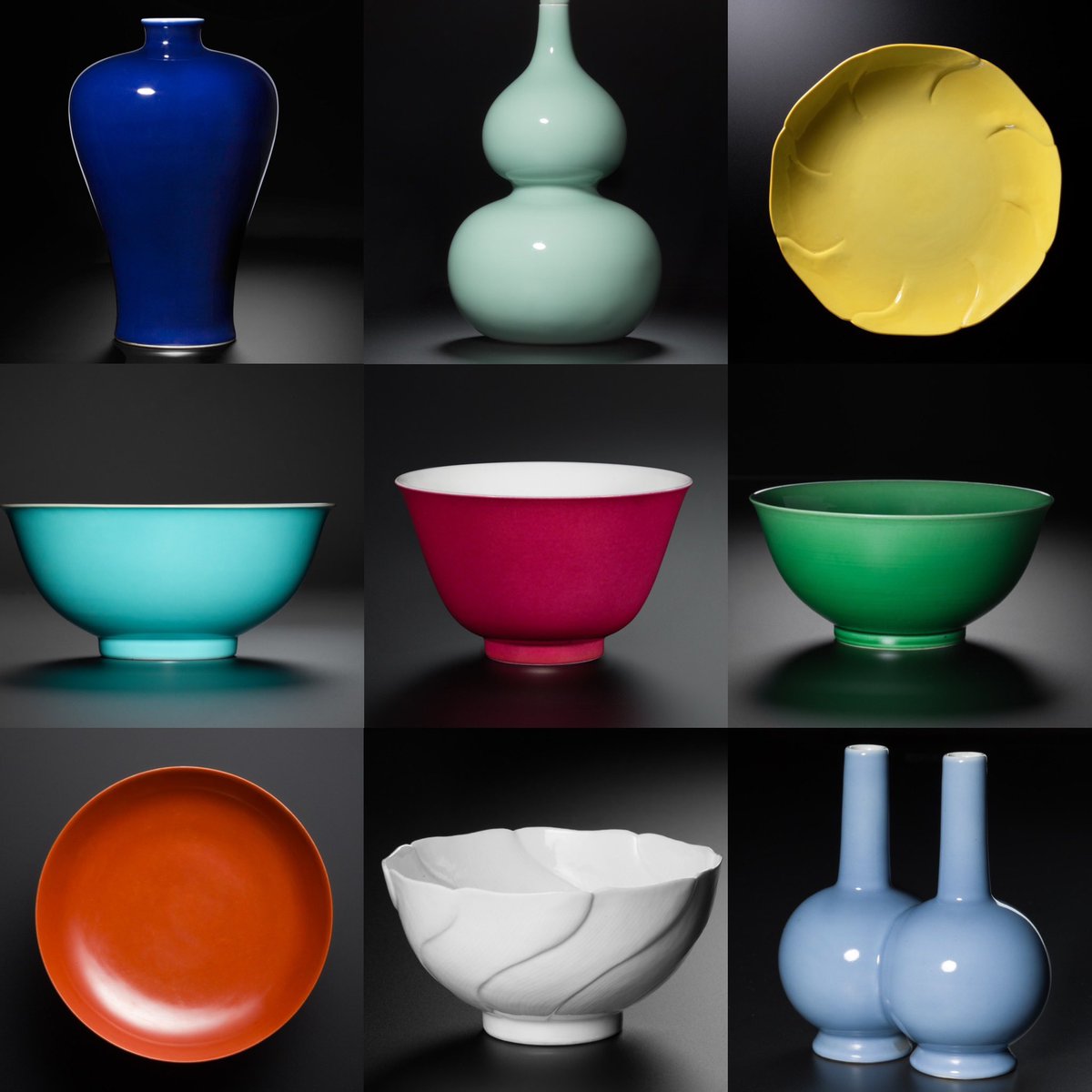 La prochaine expo du musée Guimet est 😵🔥 « Au cœur de la couleur. Chefs-d’œuvre de la porcelaine monochrome chinoise (8e-18e siècle) ». Ouverture le 12 juin !