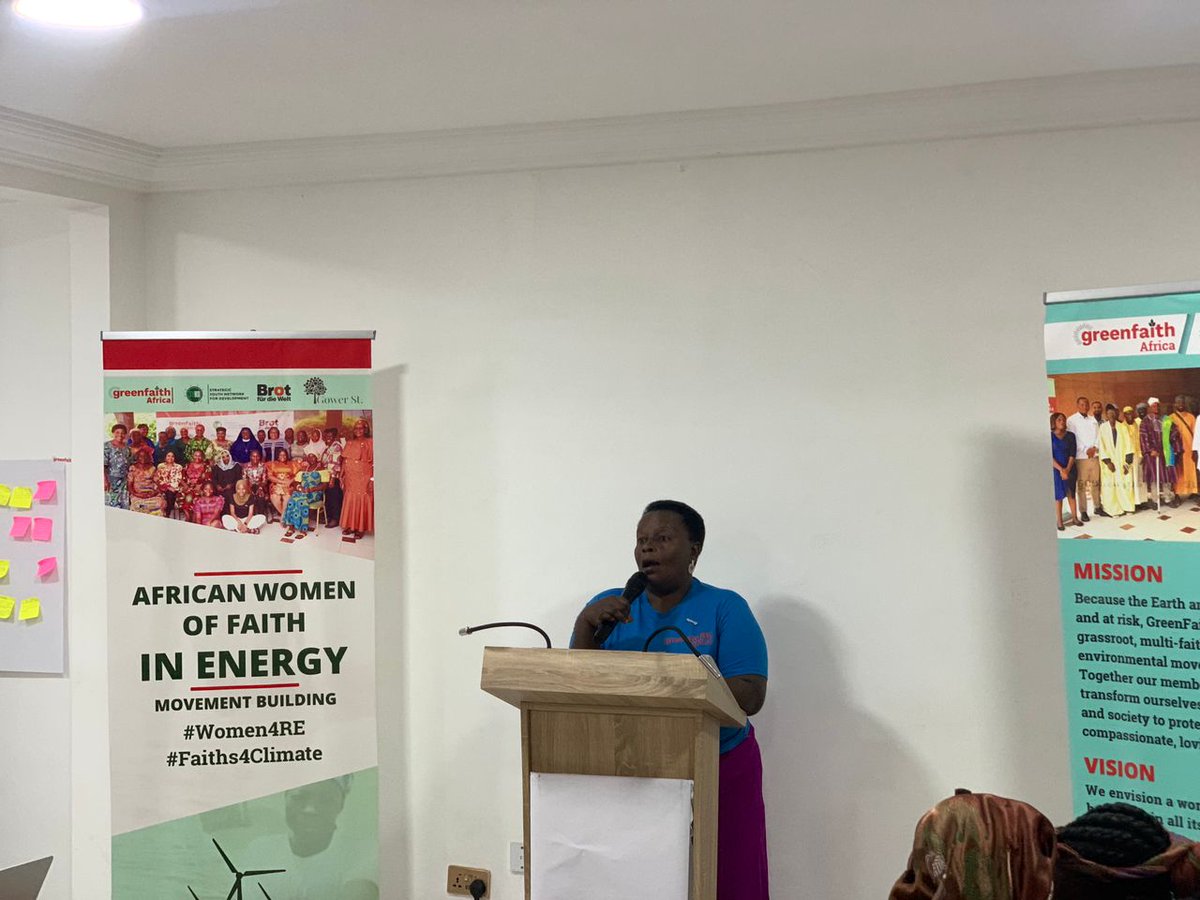 On Day 2 of the African Women of Faith in  Climate Justice Movement workshop, the focus was clear: fossil fuel investments harm both our environment and the future of women, girls, and children. It's time to prioritize renewable energy! #Women4RE #Faith4Climate
@GreenFaith_Afr