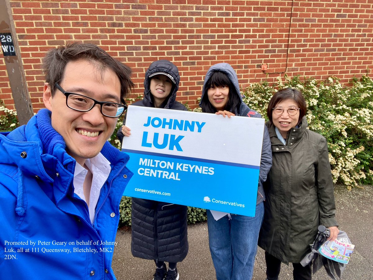 The rain doesn’t stop us! @MKConservatives