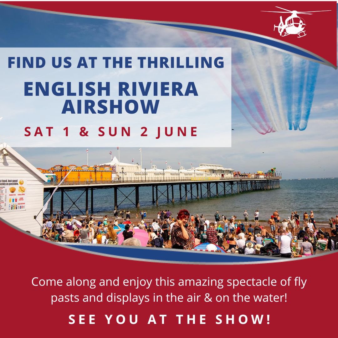 We look forward to seeing those of you attending the English Riviera Airshow this weekend!