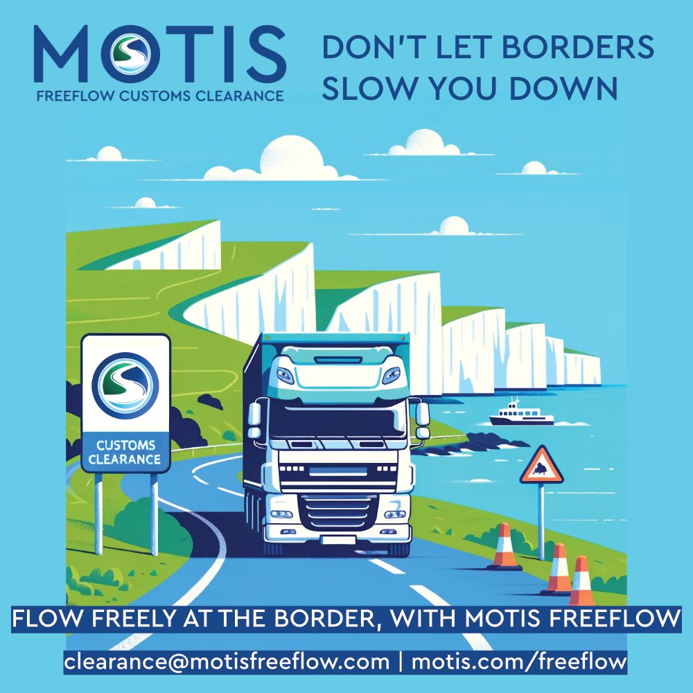 🌍 Smooth Cross-Border Logistics with Motis Freeflow! 🚛✅ Enjoy expert service, full customs declarations, driver facilities, and quick turnarounds.
Contact us: +44 1304 272516, clearance@motisfreeflow.com, motis.com/freeflow
#MotisFreeflow #Logistics #CustomsClearance