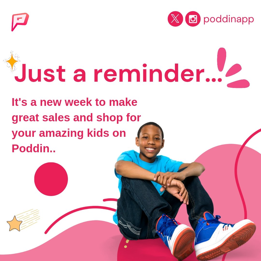 Still in the Children's Day moment, 🤗 check out the @poddinapp and find everything you need to make your child's day memorable. #Poddinapp #Poddin #socialcommerceapp #childrensdaysale #momandchild #momslove #shopforchildren #tuesdayshopping
