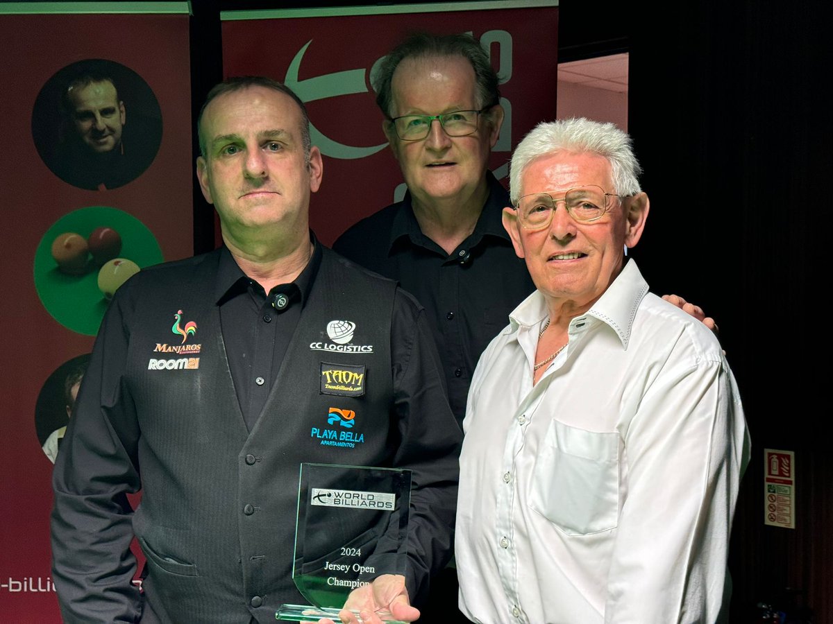 ✍️ REPORT | JOY IN JERSEY FOR DAVID CAUSIER 🇯🇪 David Causier defeated Robert Hall 619-451 in the final of the Jersey Open to win his fifth @WorldBilliards ranking event title of the year. Report ➡️ wpbsa.com/joy-in-jersey-…