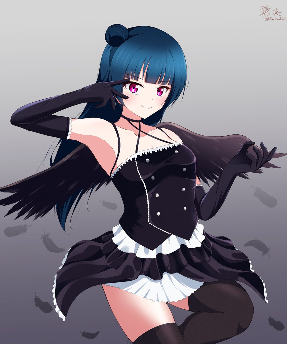 津島善子 「†堕天使† 」|フデアルGのイラスト