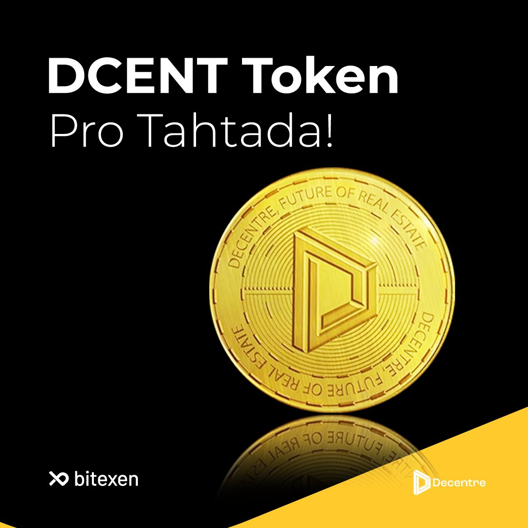 DCENT Token PRO Tahtada listelendi! Alım satım işlemleri için linke tıklayın. bitexen.com/market/advance…
