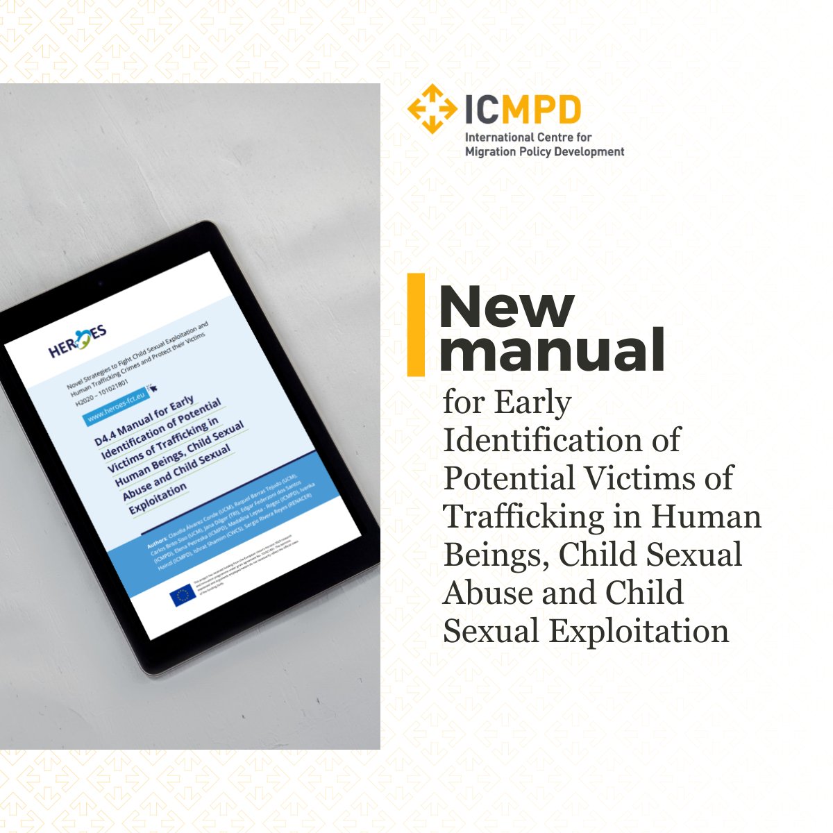 #NewPublication 📢 The Manual is a practical tool for early identification of trafficking (THB) and child abuse (CSA/E) victims. 📌Designed for frontline responders to refer victims to support services, including sector-specific indicators for Bangladesh, Colombia, Spain, and