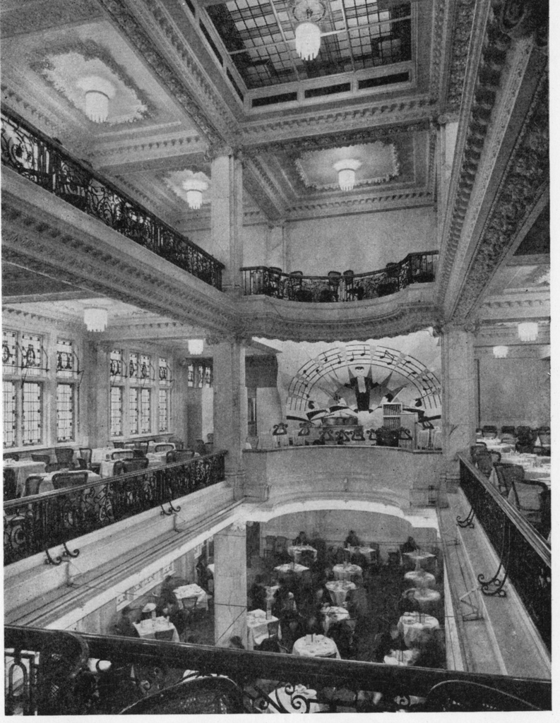 Another pic from the moodboard for The Blue Bench. This is a Lyons Tea House from around the period the book is set (there are a couple of key scenes in the book set in such a tea house). It's rather more refined than the cafes of my youth. Wimpy anyone?