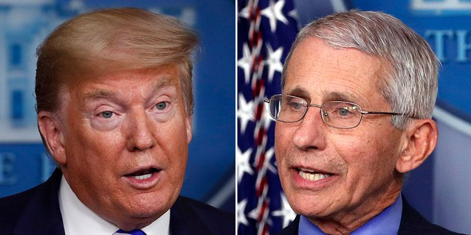 BREAKING: President Trump Says, he will be looking to prosecute Anthony Fauci and others who committed crimes against humanity with Covid. Do you support this? Yes or No