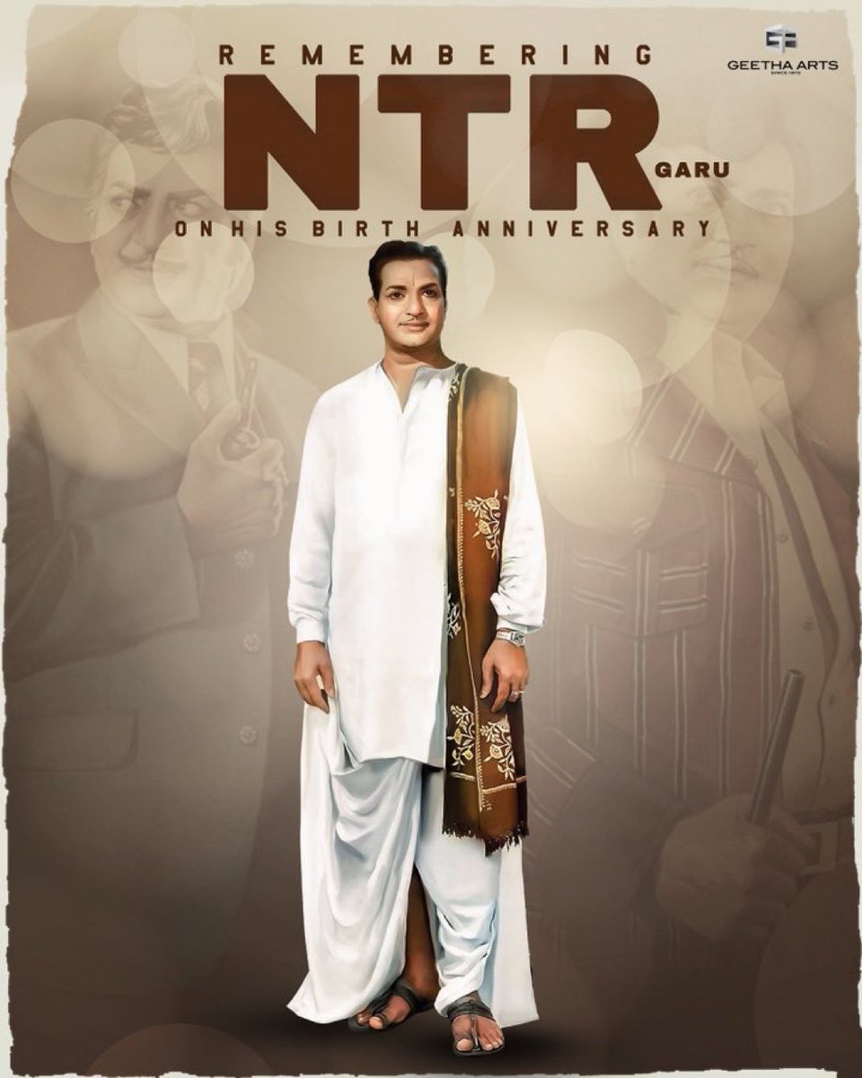 Remembering the Legendary Actor & Leader, Shri #NandamuriTarakaRamaRao garu on his Birth Anniversary. ✨

#NTRJayanthi 💫