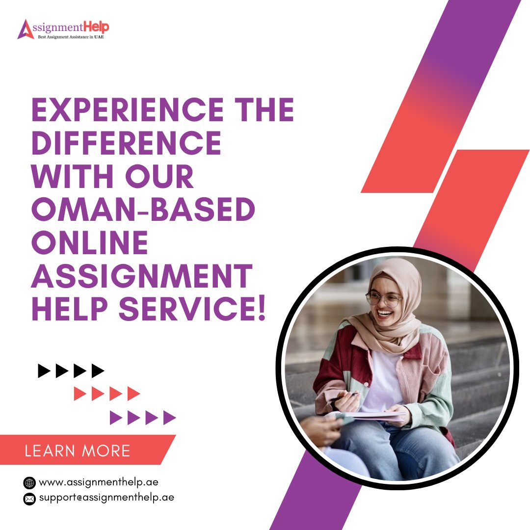 UAEAssignmentss's tweet image. Contact us today to experience the exceptional difference of our Oman-based online assignment help service.
📧: support@assignmenthelp.ae
.
.
#Assignment #AssignmentAssistance #oman #مجزره_رفح #WhatsApp #Messi #Rafah #student #university_students #writingcommunity #Assignment