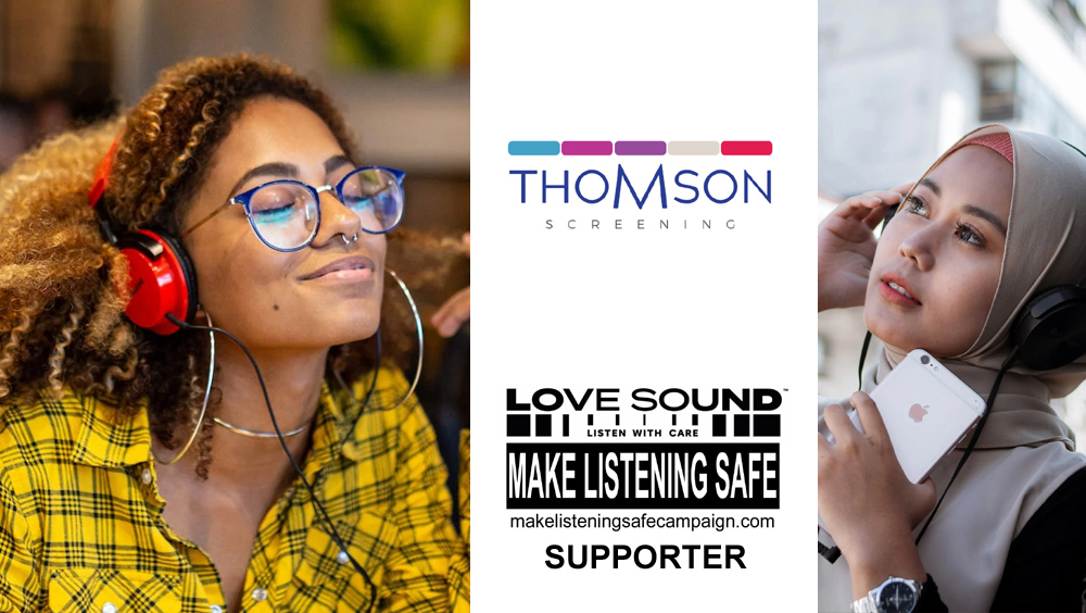 Hearing is a precious gift, and screening for hearing problems and doing everything we can to protect our own and our children’s hearing, is so important, which is why Thomson Screening is proud to support the #MakeListeningSafe Campaign. 
Info here: makelisteningsafecampaign.com