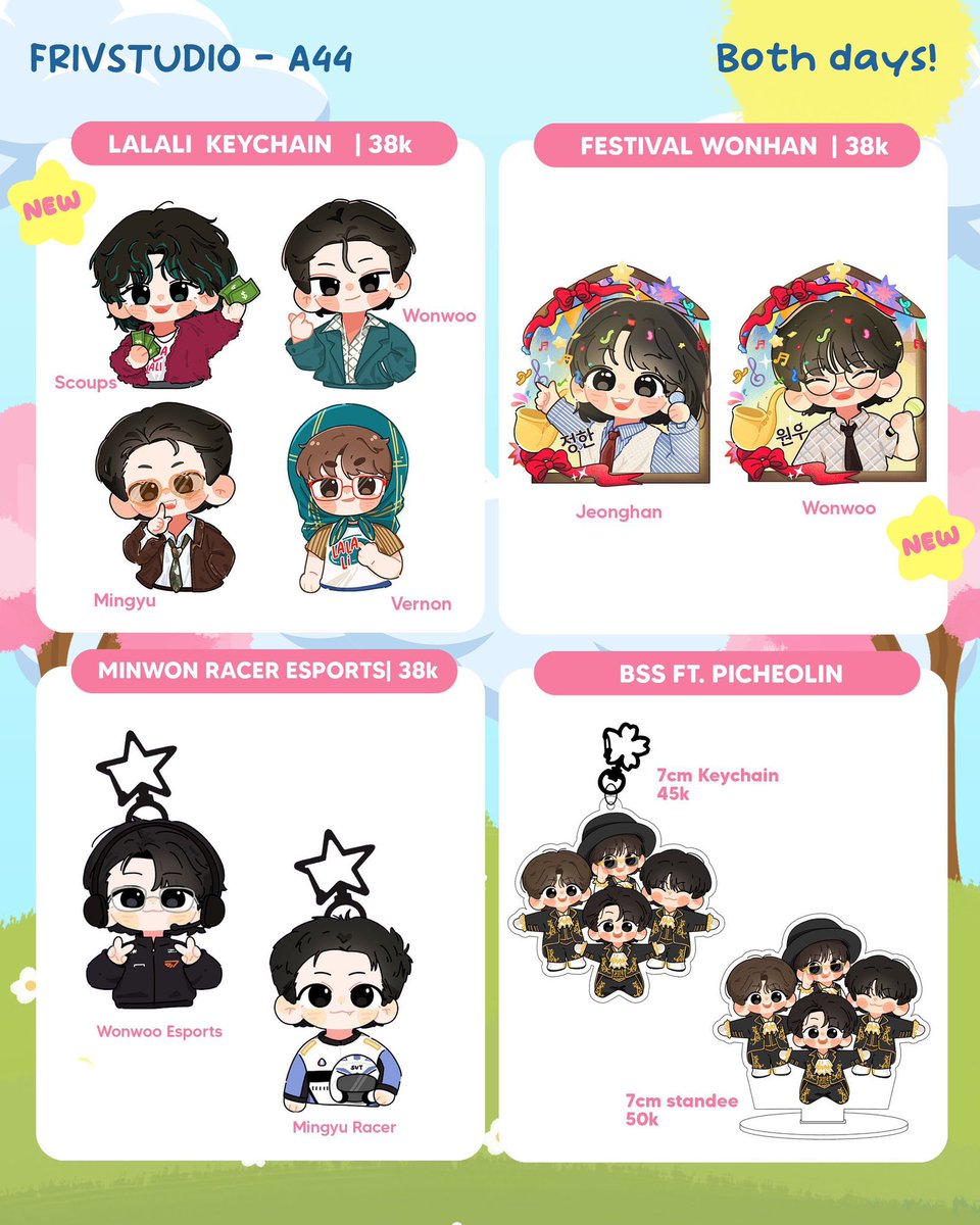 🌟RT&Likes are appreciated🌟

FRlVSTUDIO Catalog for @plandartmarket

🧸ྀི SVT & Originals

🗓️PO : 27 MAY - 12 JUNE
📎 Form (bit.ly/plandv3friv) 

Pick Up
📍The Krakatau, TMII
22-23 June
🪩Table A44

DM for International GOs!
#PLANDVol3_Catalogue