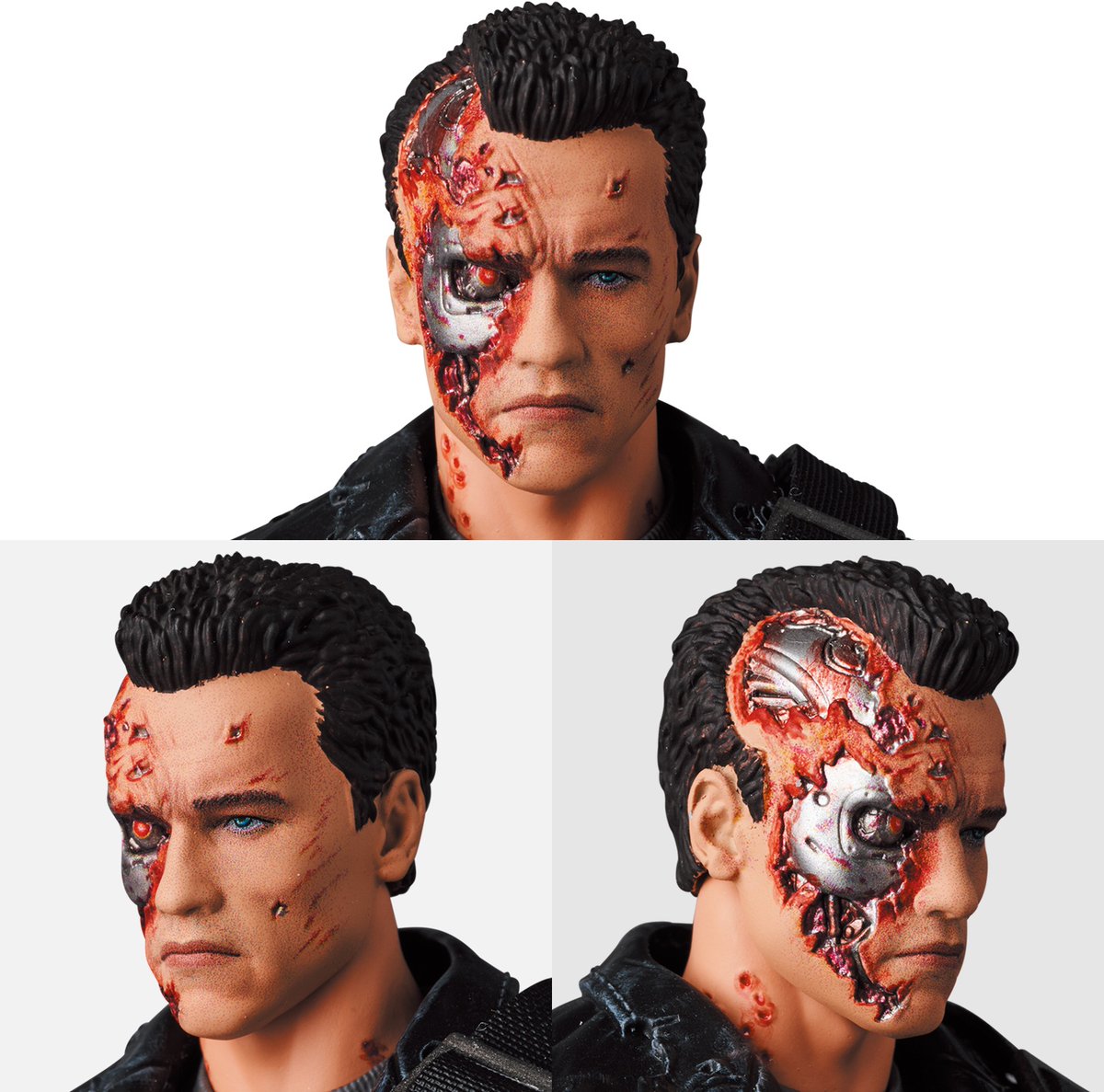 🤖💥 He's back... and he's not stopping! 

The MAFEX T-800 (T2: Battle Damage Ver.) is once again available. 

Perfect for Terminator fans 🎬🔫

🔥 Retweet, and share your best T-800 scenes!

link 👉 bit.ly/3KjjQTv

#MAFEX #Terminator #T800