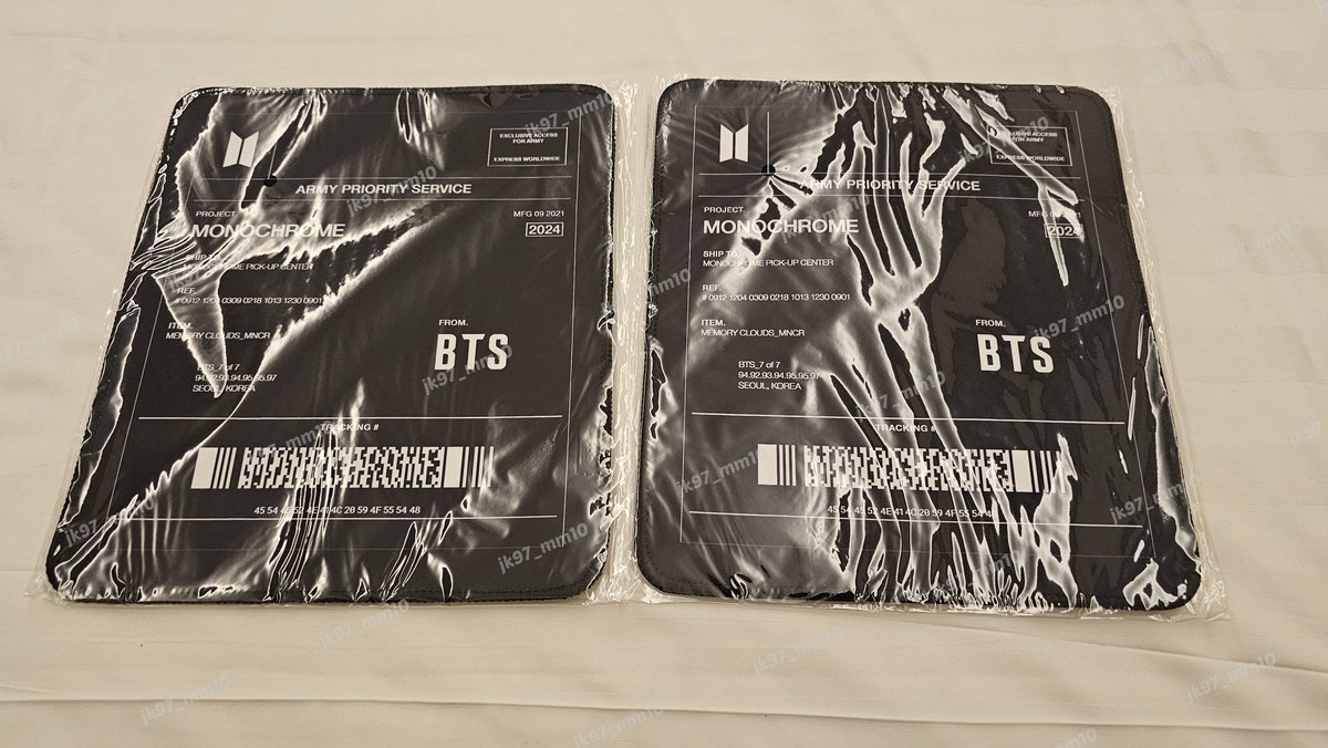 [BTS 11th anniversary Mini GA] BTS Monochrome BKK mousepad #mm10GA 💜RT + Like + Comment with the reason why you are still 'walking' with BTS (plz @BTS_twt in the comment) 💜Deadline: 12 June 2024 11:59PM 💜Malaysia ONLY 💜NO GA account Kindly share TQ 💙🩷🖤❤️💛💚💜