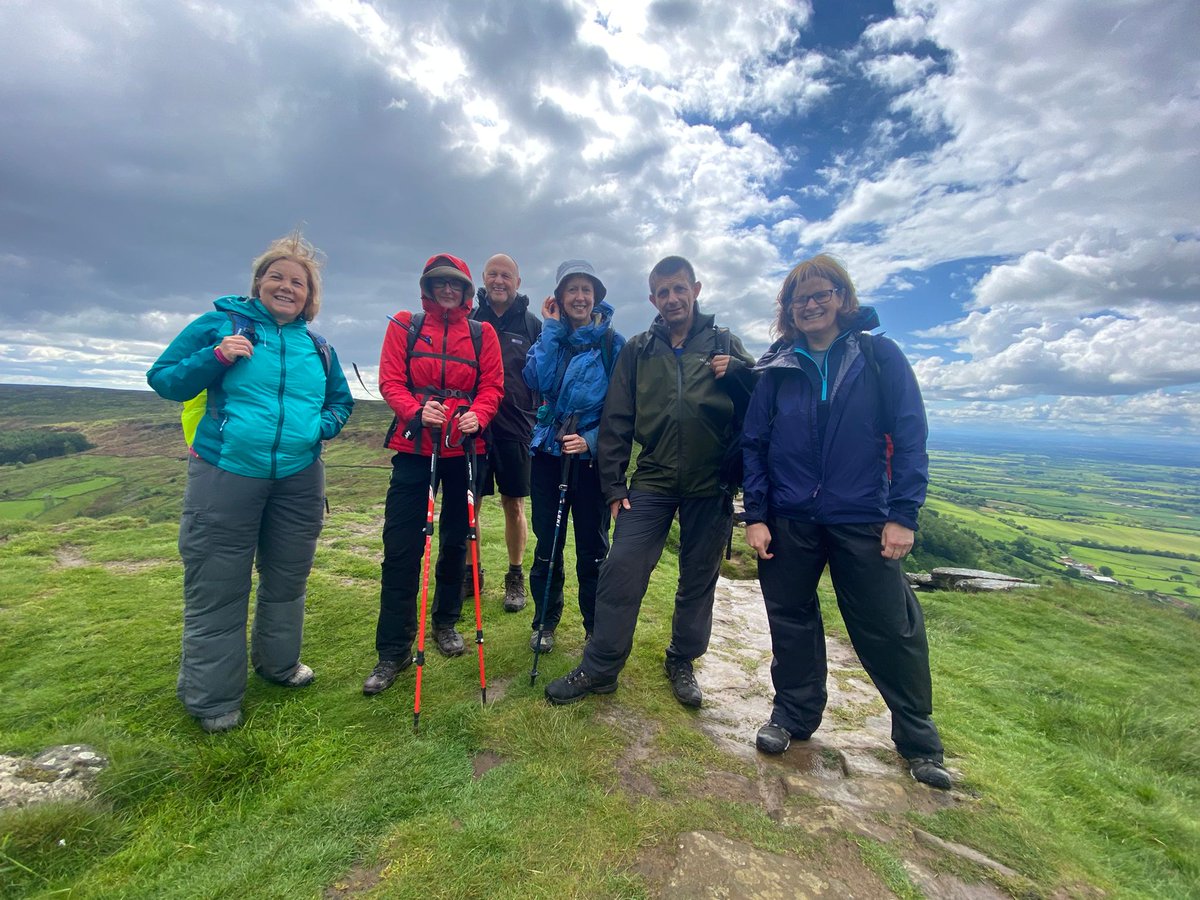 MikeeDeedee's tweet photo. A privilege leading a walk for North York Moors NP yesterday. A fantastic group doing the third leg of Cleveland Way, Osmotherley to Clay Bank,  11+ miles, 2,800 feet total ascent  @NorthYorkMoors https://t.co/XNzqJ7viTc https://t.co/XUNN3txLq5