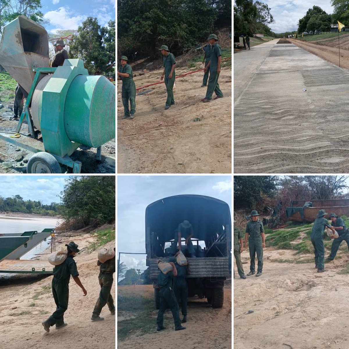 Redi_andes's tweet image. #AsíLoDijo || GJ @dhernandezlarez #FANB con sus zapadores del trabajo fecundo, llevando armonía y progreso a nuestro estado nro 24 ! 
El Esequibo es nuestro ! 
#IntegrarEsVencer